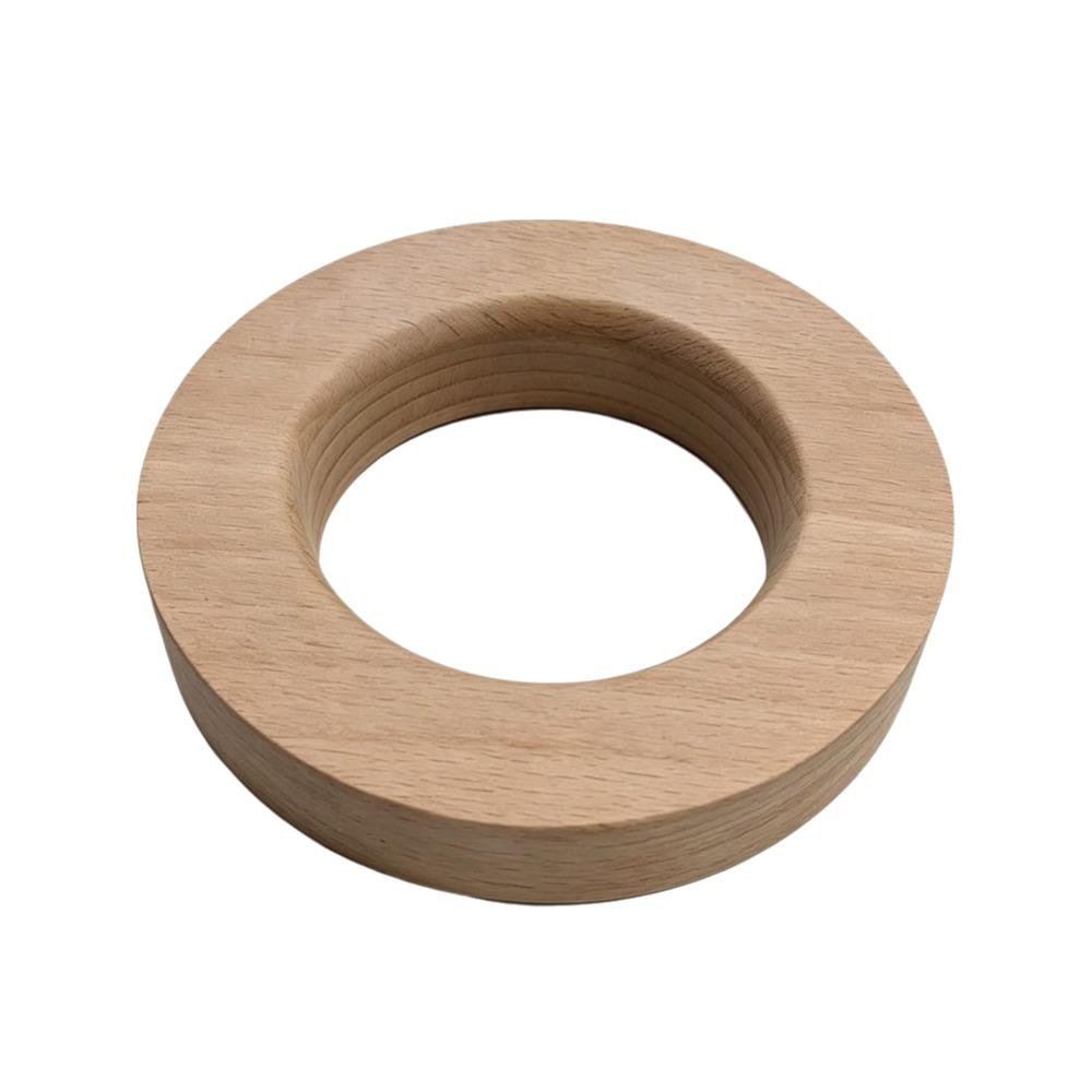 Strong Magnetic Magnetic Curtain Buckle Rotating Design Light Luxury Wooden Curtain Tieback No Punching Durable Wood