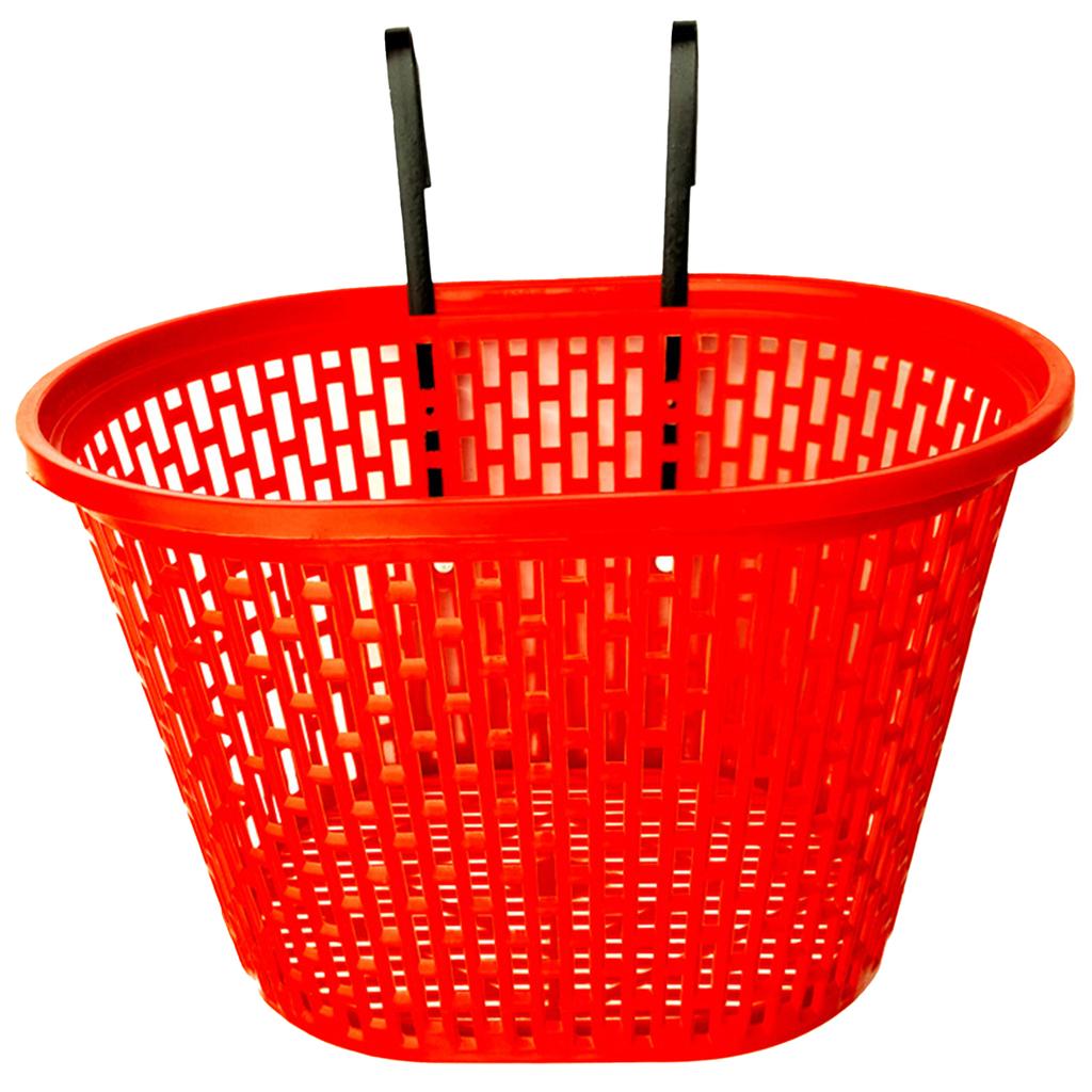 Vielseitiger Kunststoffkorb im pastoralen Stil, Fahrrad-Organizer, zusammenklappbarer Fahrrad-Organizer, Vorderkorb, Reitausrüstung