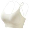 Spring Seamless Ice Silk Suspender Underwear Thin Shoulder Strap Cross Beautiful Back Breathable No Steel Rim Comfortable Vest