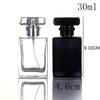 1Pcs Travel Glass High Quality Square Atomizer Refillable Bottle Perfume Bottle Spray Bottle