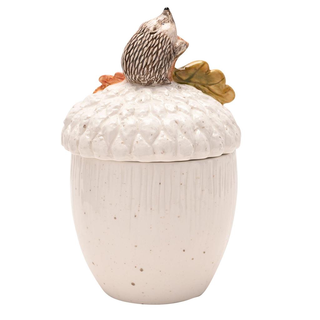 Country Living Storage Jar - Hedgehog On An Acorn
