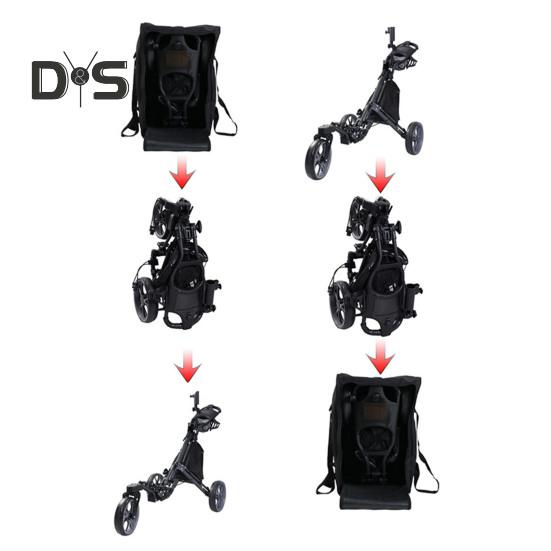 Golf-Push-Cart-Tasche, robuster Aufbewahrungs-Organizer, große Kapazität, Cart-Abdeckung, Schutz, vielseitige Nylontasche für Golf, Fitness, Reisen, Strand, Camping