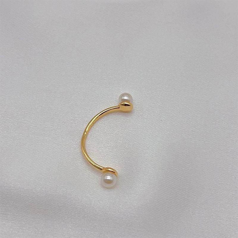 Punk-Stil Retro Nasenclip ohne Piercing Einzigartiger und Kreativer Nasenschmuck aus Kunstperlen