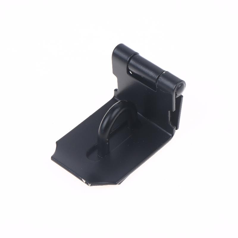 1 Set Stainless Steel Padlock Clasp Gate Hasp Staple Door 90 Degrees Latches Lock Shed Latch Household Burglar-Proof Hardware