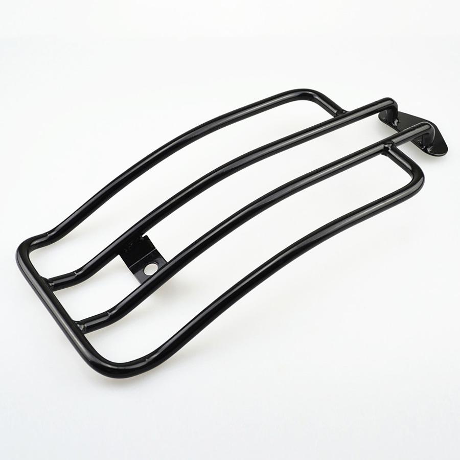 

Motorcycle Parts Steel Rear Solo Seat Luggage Rack Support Shelf Fit For Harley Davidson Sportster XL883 1200 XLX 1000 1985-2003 чёрный