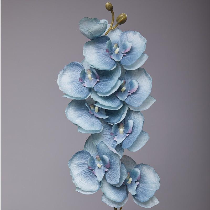 8Heads Butterfly Orchid Artificial Flower Non-woven Fabric Imitation Flower European Style Phalaenopsis Table Flower Hom