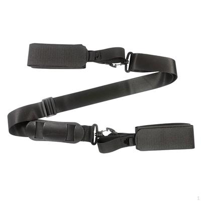 Correa de transporte de esquí ajustable, accesorios para cinturón, protectores antiarañazos, soportes para asas y bastones.