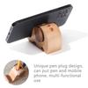 Elephant Pen Holder Phone Stand  Wooden Elephant Shaped Desk Organizer Decor Elephant Gifts for Women