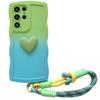 Applicable to Samsung S25ultra mobile phone case a73 love s23 lanyard A54 sense S23fe liquid s22a34