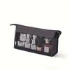 Large Capacity Makeup Storage Travel Bag with Mesh Compartments - Suitable for Portable Cosmetics Storage During Travel, Business Trips, and Daily Use