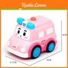 Cartoon Design Ambulance Airplane Train Taxi Model Children Toy For Toddler Play And Development
