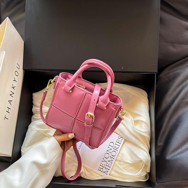 Borsa da Donna Nuova Versatile Borsa a Tracolla Portatile Piccola Quadrata