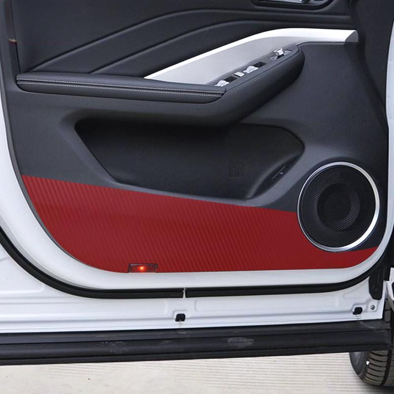 Car Door Anti Kick Pad Carbon Fiber Protection Decals Stickers for Changan WEY Vv6 2018 2019 2020 2026 Auto Accessories