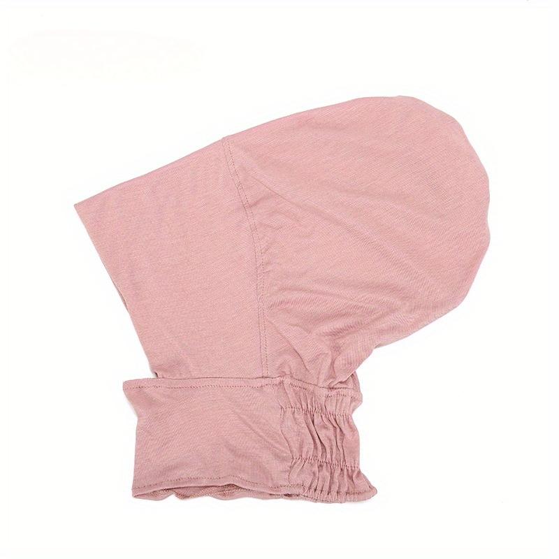 

1 шт., мусульманская внутренняя шапочка, хиджаб для женщин, однотонный нижний шарф, хиджаб, шарф, тюрбан, шляпа, исламские мусульманские хиджабы, готовые к ношению головные уборы 1pc