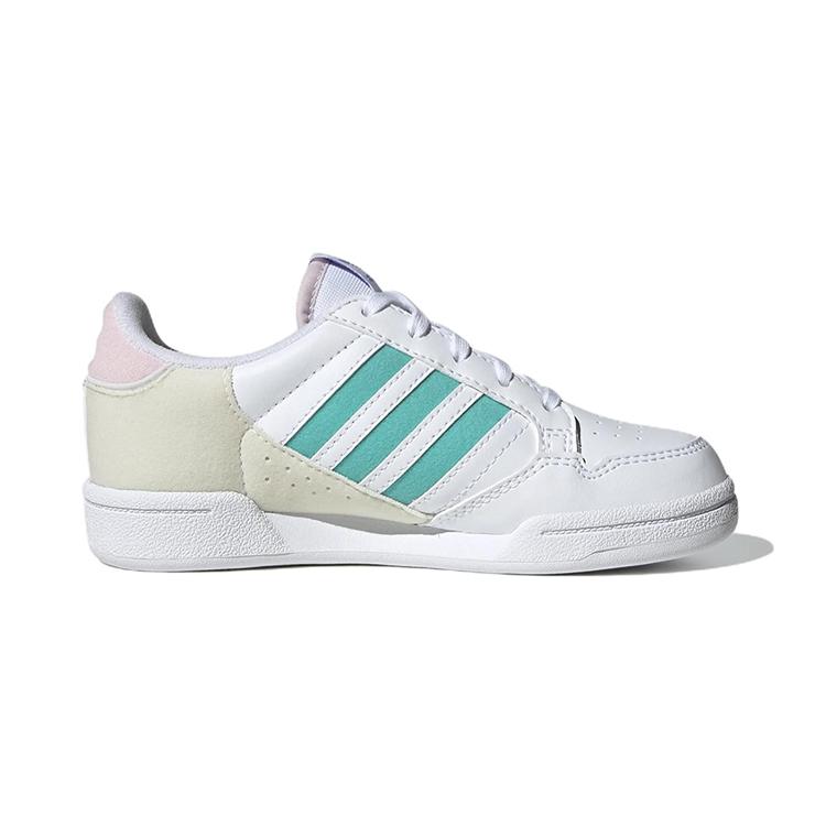 adidas Originals Continental Low Top Kids' Skateboarding Shoes Grid White Purple Children Aged 3 7 Years Old GY8139