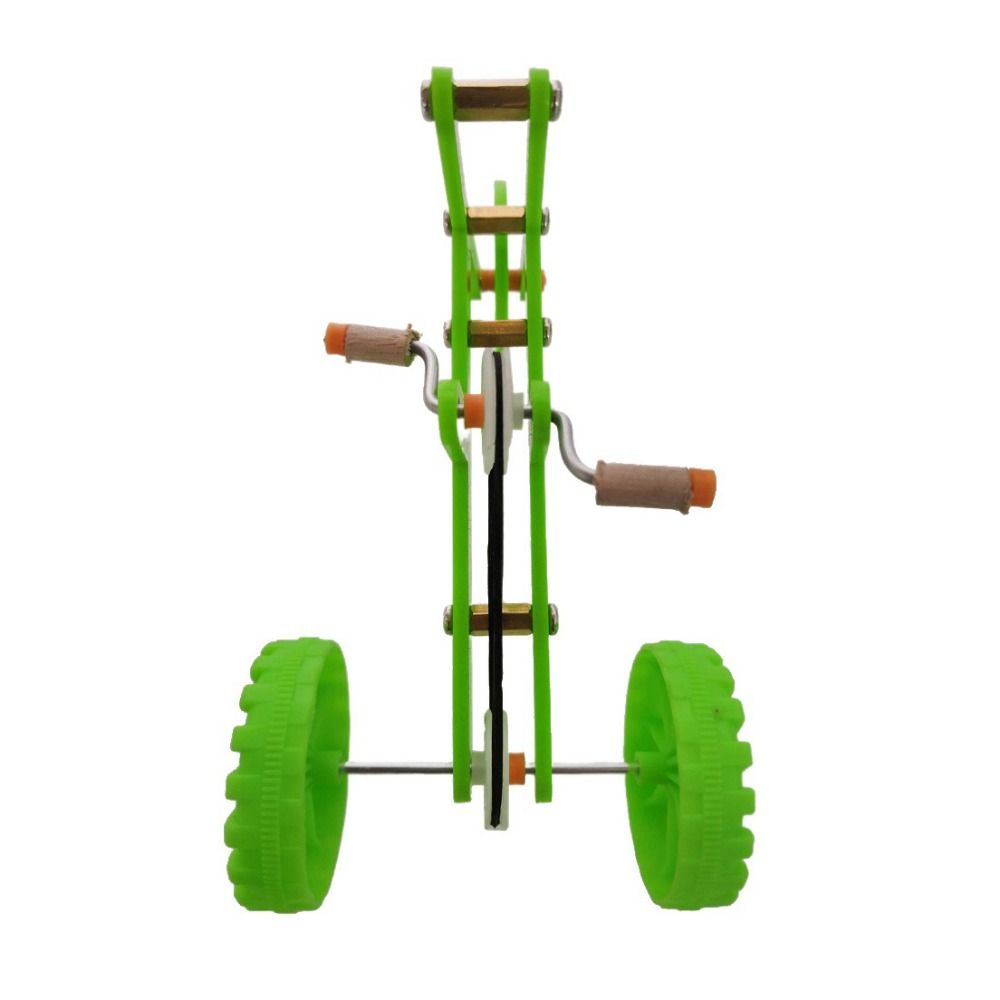 Interactive Parrot Training Bicycle Plastic Birds Playthings Bike Training