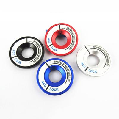 Luminous Car Ignition Switch Cover Sticker Key Hole Ring Decor for New