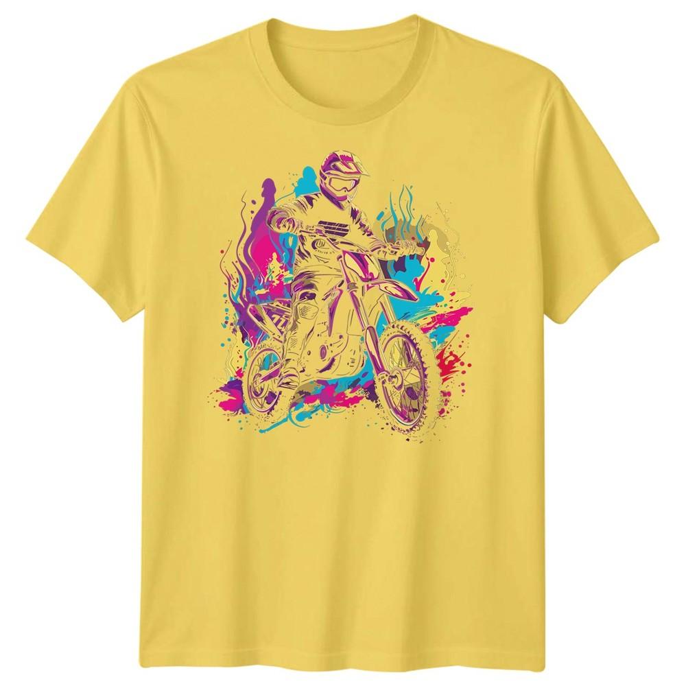 Motocross Rider Dirt Bike Sports Unisexs TShirt Extreme Action