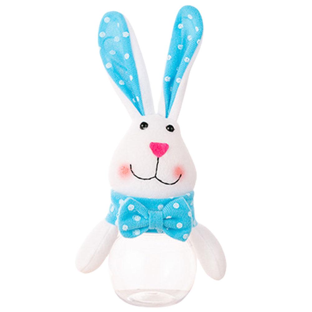 1-6pcs Easter Bunny Candy Box Transparent Jar Easter Gift Box Storage Container For Easter Basket Stuffers & Decorations