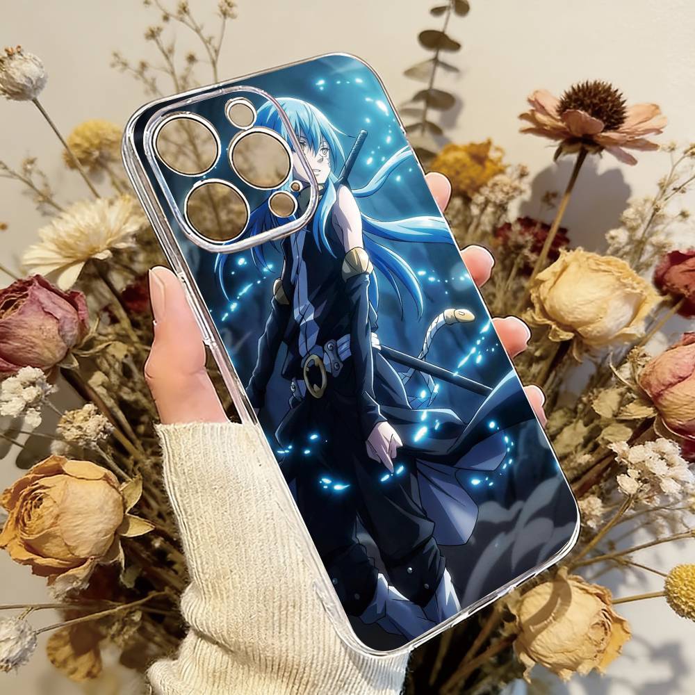 ThatTimeGot Reincarnated as a Slime Rimuru Tempest PhoneCase For iPhone 17 16 15 14 13 12 11 Mini Pro Max Plus Transparent Cover