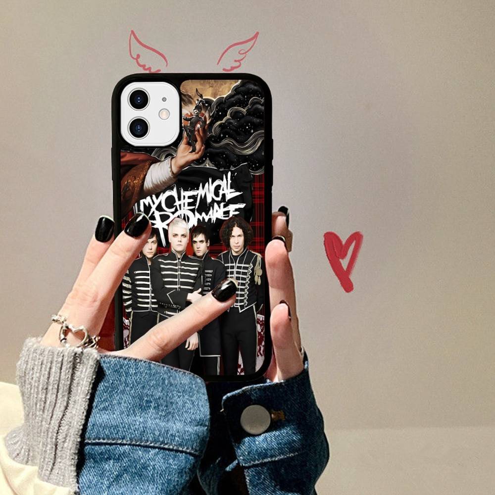 Rock Band M-My C-Chemical R-Romance Phone Case For IPhone 17 16 15 14 13 12 11 Pro Max Plus MiNi 17Air PC+TPU Armor Cover