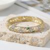 Rhinestone Vintage Cloisonne Bangle Hollow Women's Hand Bracelet  Jewelry Gifts