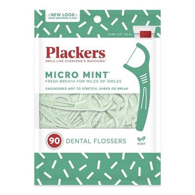 Flackers Dental Flossus Floss Micro Mint, 1 sztuka, 90 sztuk