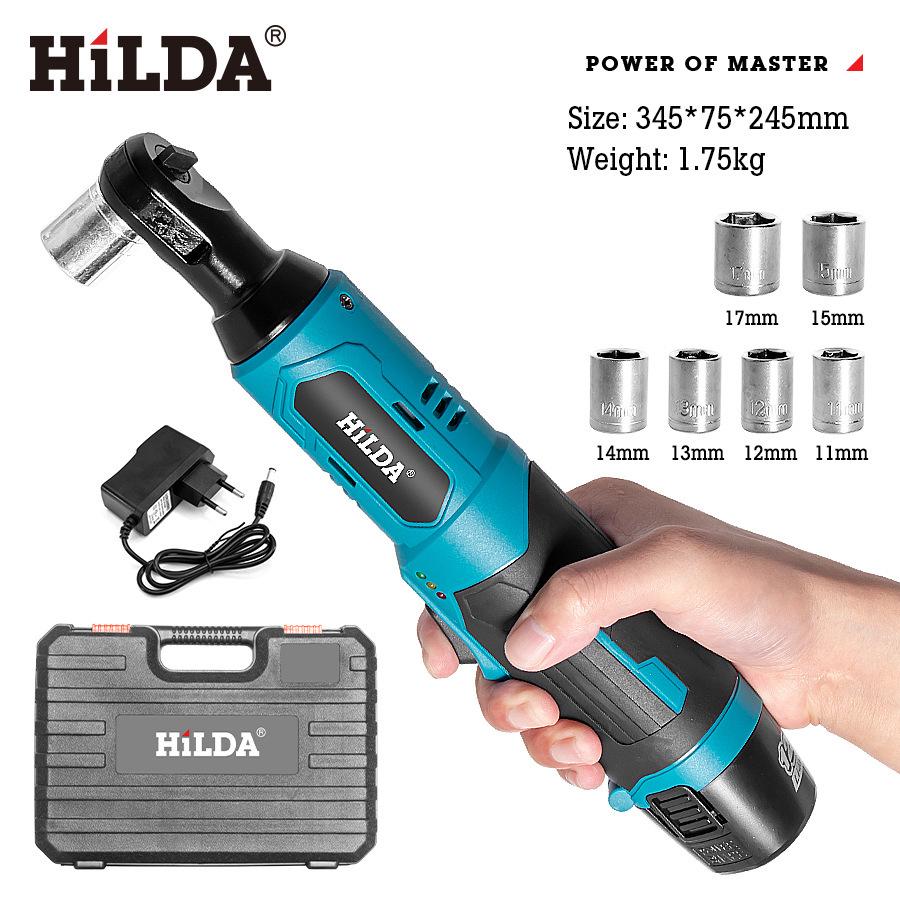 HILDA Lithium Electric Ratchet Wrench - Portable Household & Auto Repair Tool