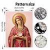 DIY 3D Pearl Diamond Painting Art Set Virgin Mary Religious Home Decor Art Set Wall Art