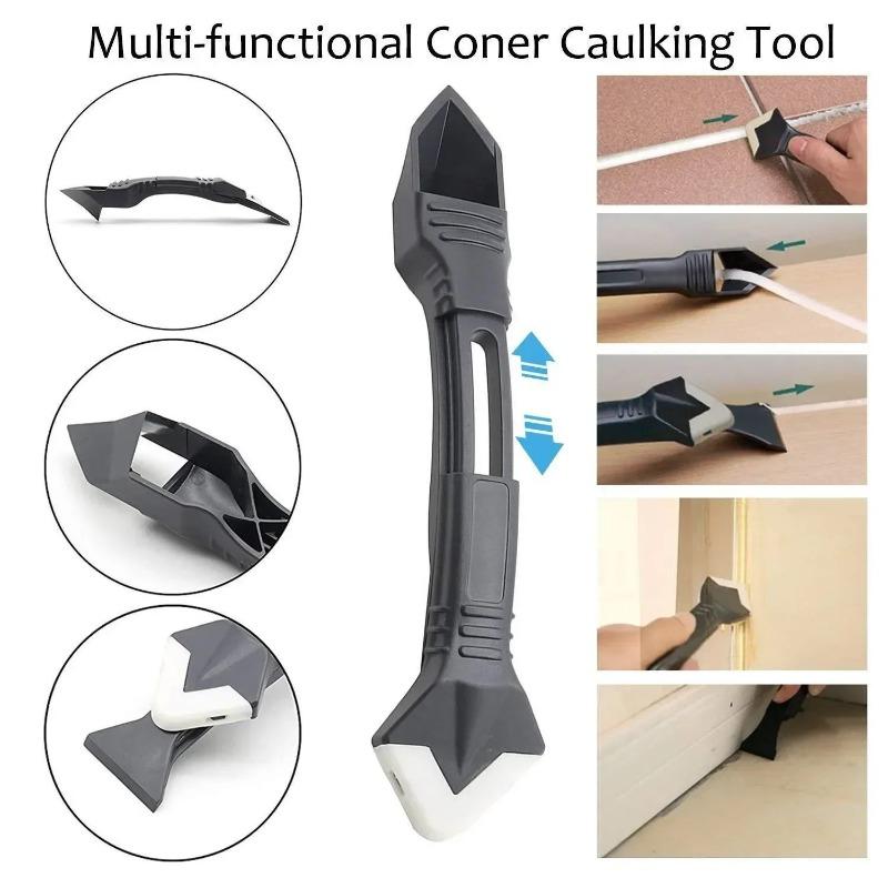 Cement slurry scraper kit three in one Fillet corner beauty crack scraper tool Anti mold edge sealing scraper Scratching Tool