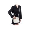 New COACH Town Polished Pebbled Leather Bucket Bag, Handbag, Shoulder Bag, Crossbody Bag Trumpets Women's White 1011-IMOVG