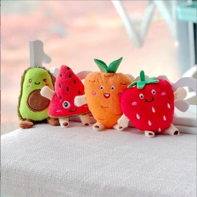 Avocado Stofftier Plüsch Pflanze Spielzeug Cartoon süße Mini Früchte Karotte Erdbeere Mädchen Jungen Puppe Plüsch weich Anhänger Geschenk