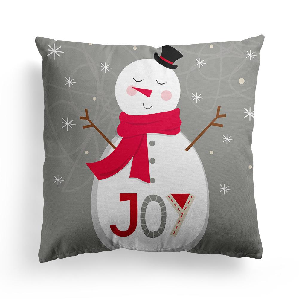 New Christmas Pillowcase Christmas Tree Holiday Sofa Pillow Cushion Cover