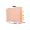 Artist Supplies Box with Locking Clasps,Multifunctional Handle,Art Tool Storage Organizer