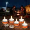 Survival Candle Stable Brightness Clean 26-30 Hours Outdoor Camping Candle for Adventure Backpacking Hiking Power Failure Tent