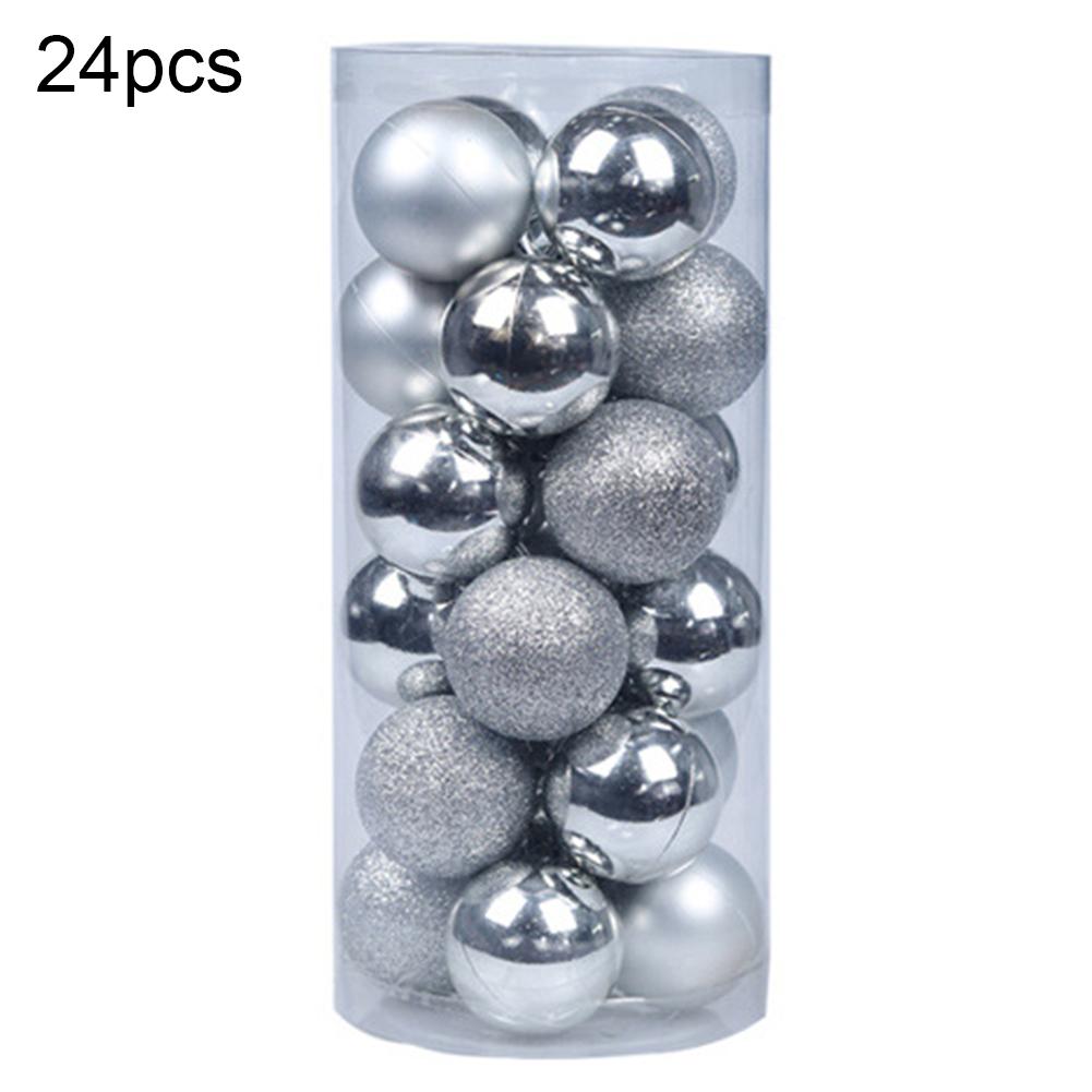 Xinlhanlh 24Pcs Christmas Ball Hanging Bauble New Year Wedding Home Party Tree Decoration