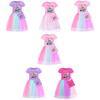 Robe pour Fille Motif Chasseurs de Démons Kpop en Tissu Coton avec Jupe Plissée pour Enfants Filles