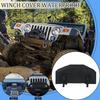 Winch Protection Cover UV Protector Adjustable Straps Oxford Waterproof Dust Cover For Snow Automobile Automotive Car Outdoor