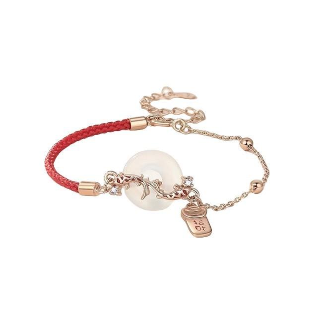 Lucky Koi Bracelet Women's Safety Buckle Hand Rope Chinese Style Temperament Snake Destiny Jewelry
