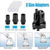 Hygger 1060 GPH Quick Water Change Aquarium Pump Submersible Fountain Water Pump Fish Tank Pond Drain Transfer Pump with 2 Adaptors