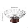 Elegant Fruit Bowl on Pedestal for Sweets And Dried Fruits, Stylish Storage Tray, Snack Stand