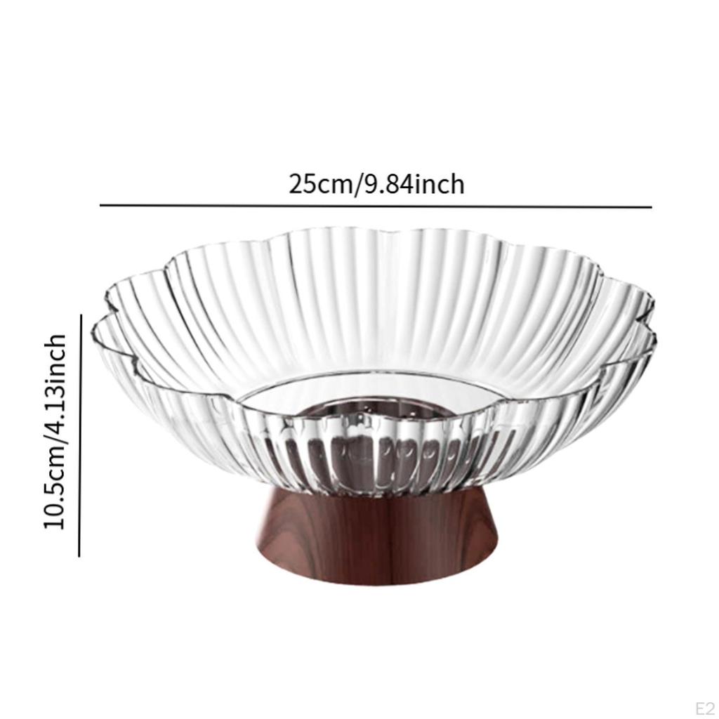 Elegant Fruit Bowl on Pedestal for Sweets And Dried Fruits, Stylish Storage Tray, Snack Stand