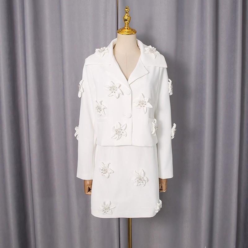 

Design Three-dimensional Decoration Two-piece Women s Suit Skirt Women XL