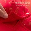 Women Cotton Vest Style Front Buckle Wireless Red Bra For Middle Aged Elderly Mothers