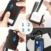 Korean Style Aesthetic Credit Card Holder Case Cute Macaron Color Heart Keychain Badge Id Business Card Holdersfor Students