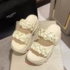 2024 New Summer Fashion Women Slippers Wedge Outdoor Chunky Heel Sandals Beach Casual Slippers for Women Shoes for Women