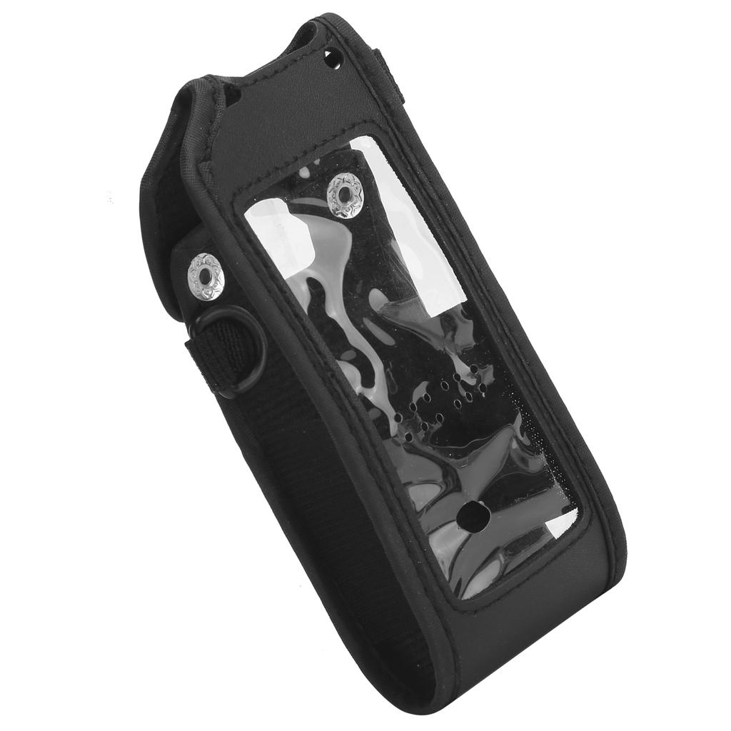 PU Leather Soft Case Cover Walkie Talkie Protector Fit for Anytone ATD878UV TwoWay Radio