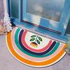 Arch Door Mats Outdoor Indoor Antiwear PVC Waterproof Ant-Slip Bedroom Rugs and Carpets Rainbow Printed Entrance Doormat