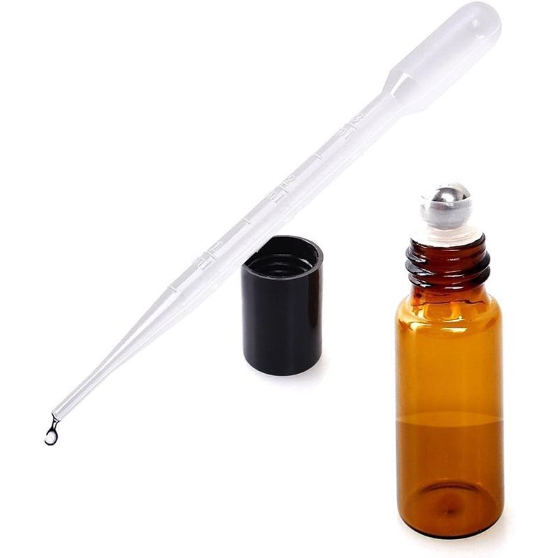 100pcs/lot Plastic Disposable Graduated Containers Lab Pipettes 1ml 2ml 3ml 5ml Liquid Burette Straws Cosmetic Tools