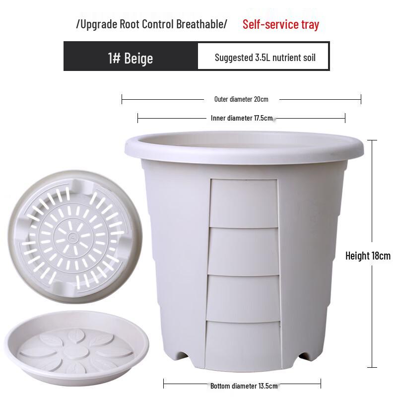 

Дышащий горшок для контроля корней из смолы Maididuo